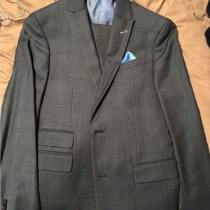 Joseph Abboud Charcoal Plaid Suit